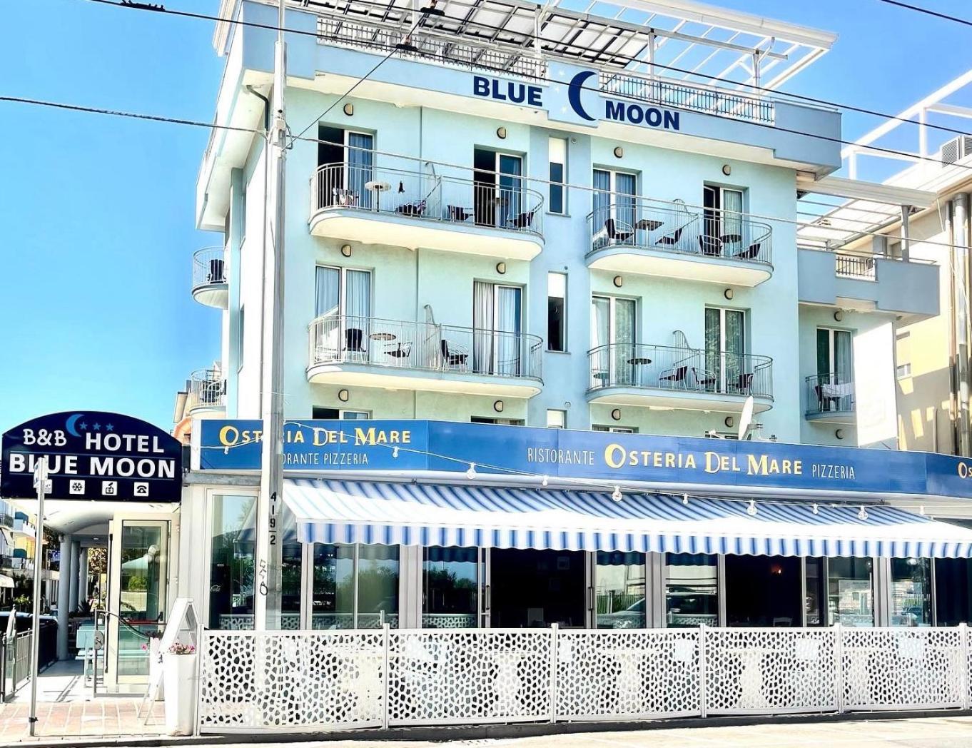 Hotel Blue Moon Rimini Exterior foto